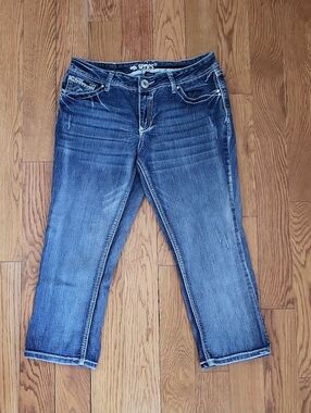 🍎Juniors Denim Capri Pants